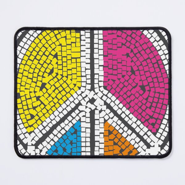 Item preview, Peace and love, mosaic art. designed and sold by H Jonas.