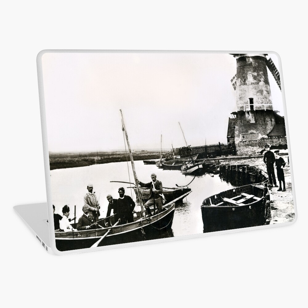 Cley windmill - the shooting party 1888 Laptop Skin