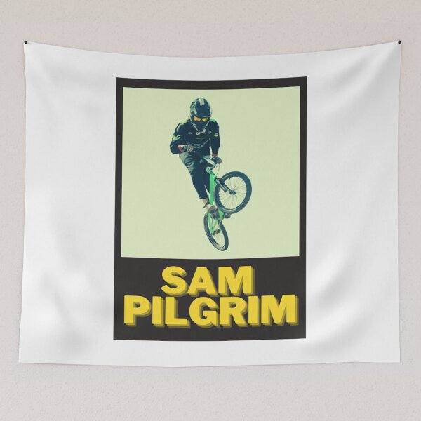 Item preview, Sam Pilgrim    mountain bike  jump mount  bike  ride  crazy   designed and sold by BreannBracewell.