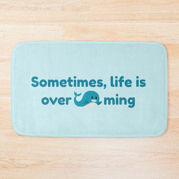 Item preview, Sometimes life is Overwhale-ming designed and sold by punnylauren.