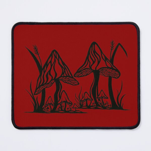 Item preview, Mushroom Garden | Fungus Design designed and sold by Monochromatics by Corie Mae Dark.