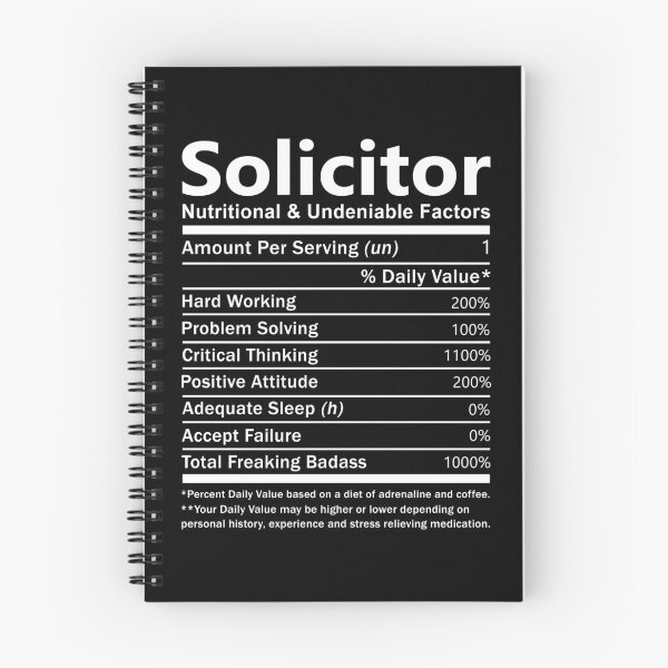 Item preview, Solicitor T Shirt - Nutritional And Undeniable Factors Gift Item Tee designed and sold by anthonyodo.