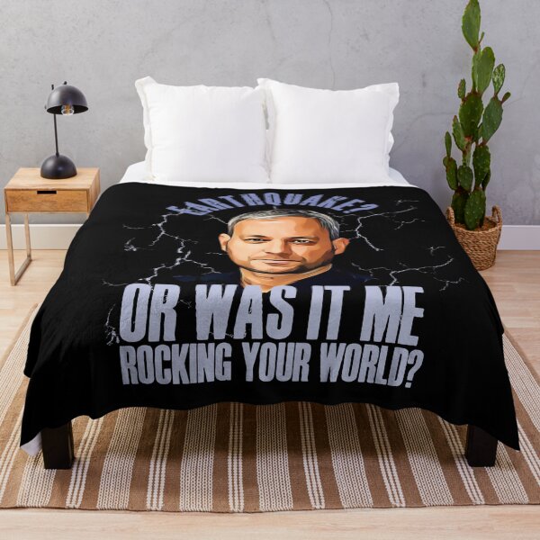 Item preview, Funny Brett Sutton design! Earthquake? Or was it me rocking your world? designed and sold by HROC.