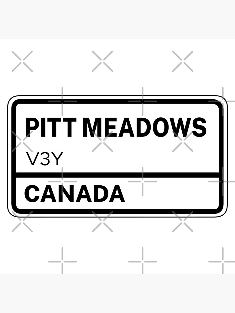 "Pitt Meadows V3Y Zip Code " Poster for Sale by Rajadrone Redbubble