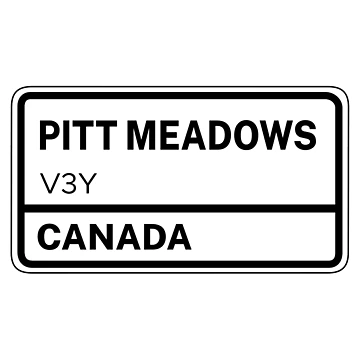 Artwork thumbnail, Pitt Meadows V3Y Zip Code by Rajadrone