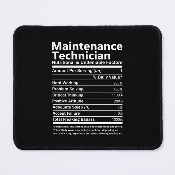 Item preview, Maintenance Technician T Shirt - Nutritional And Undeniable Factors Gift Item Tee designed and sold by rolandchel.