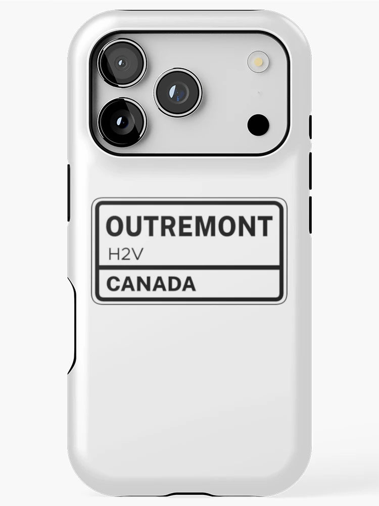 Thumbnail 1 of 4, iPhone Case, Outremont H2V Zip Code designed and sold by Rajadrone.