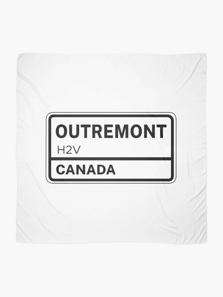 Thumbnail 2 of 3, Scarf, Outremont H2V Zip Code designed and sold by Rajadrone.