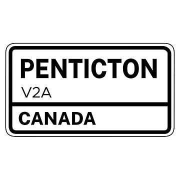 Artwork thumbnail, Penticton V2A Zip Code by Rajadrone