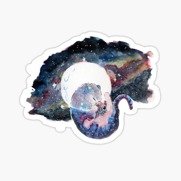 Space Cat Sticker