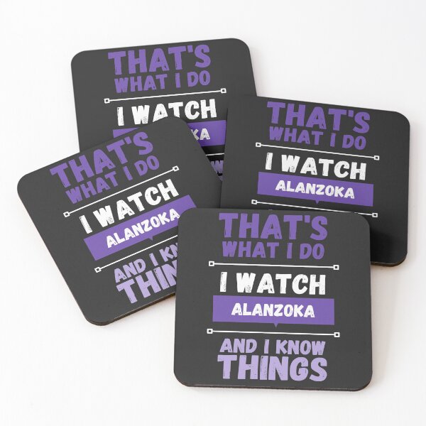 Item preview, Alanzoka and I know things funny gag streamer designed and sold by LAST WEEK'S STOLEN AESTHETICS.