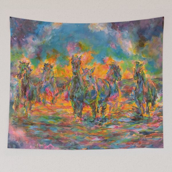 Item preview, Wild Horses designed and sold by Mearced-Art.