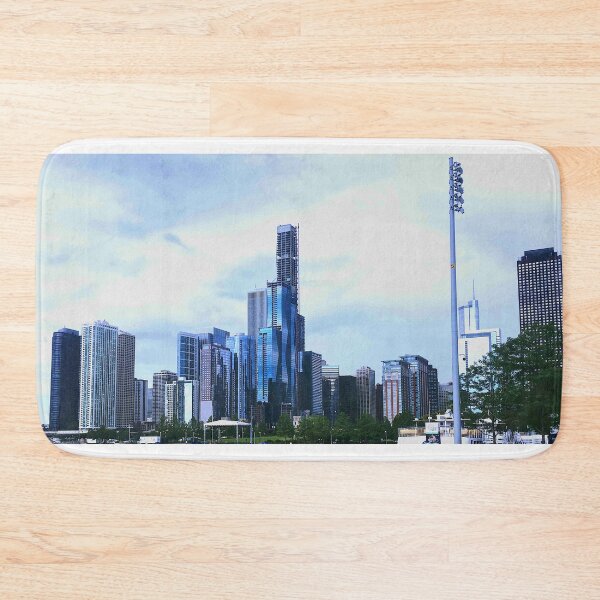 Item preview, Chicago skyline landscape skyscrapers  designed and sold by hazaza.