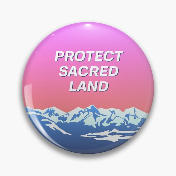 Item preview, Protect Sacred Land - Indigenous Landscape  designed and sold by Picket Club.
