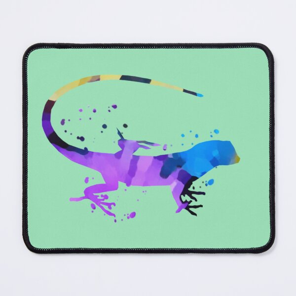 Item preview, Watercolor Lizard | Silhouette | Animal Art designed and sold by TZoo.