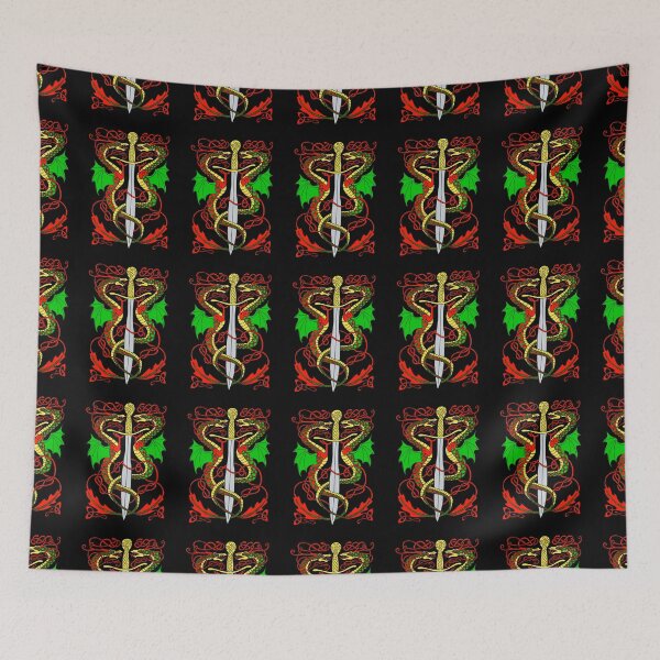Item preview, Celtic Sword and Dragons designed and sold by ingridthecrafty.