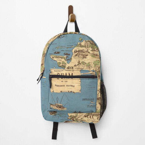 Item preview, 1958 Vintage Map of Island of Guam designed and sold by Gin  Neko.
