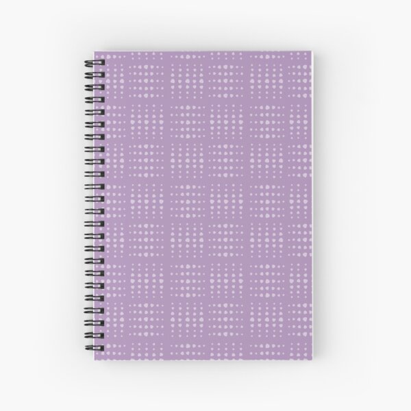 Lavender Weave Spiral Notebook