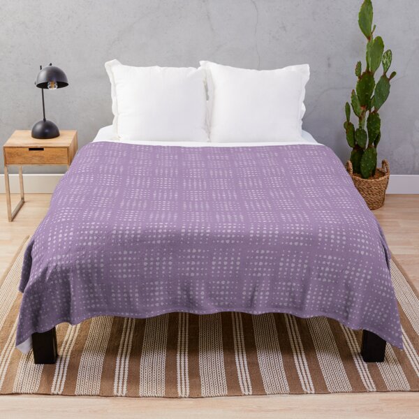 Lavender Weave Throw Blanket