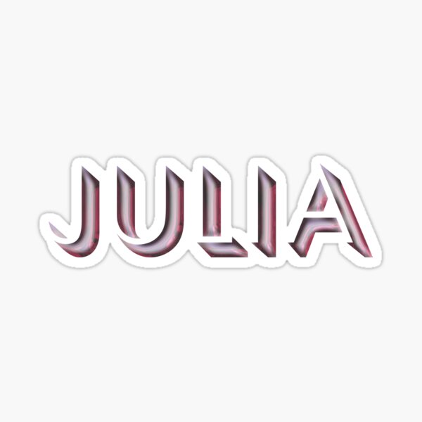 Julia Stickers | Redbubble