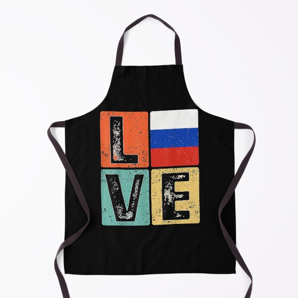 Item preview, Vintage Retro I Love Russia Flag For Russian Pride Gift designed and sold by bar0zysbertha.