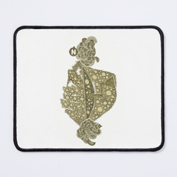 Item preview, Carrickalinga Map 1 Gold designed and sold by TripodDogShop.