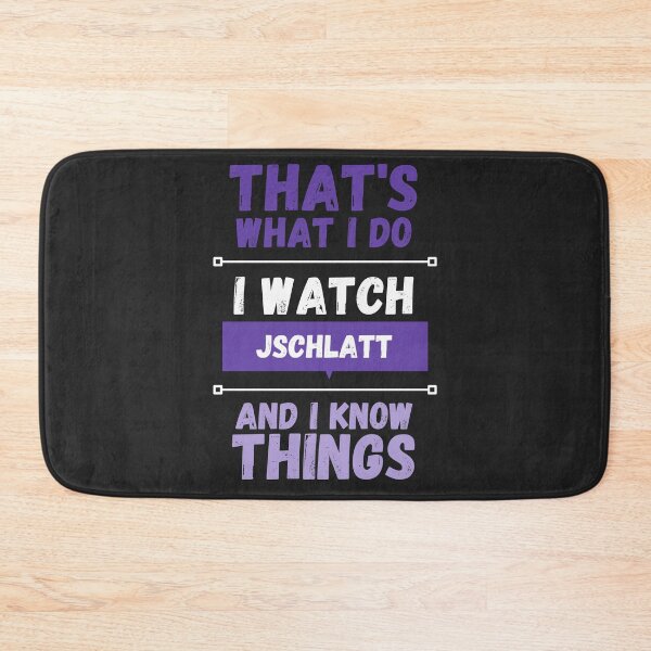 Item preview, Jschlatt and I know things funny gag streamer designed and sold by LAST WEEK'S STOLEN AESTHETICS.