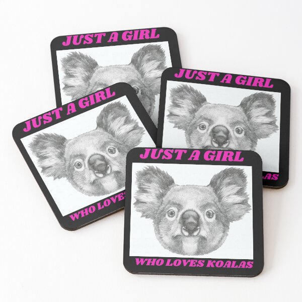 Item preview, Just A Girl Who Loves Koalas designed and sold by Luckydoe1.