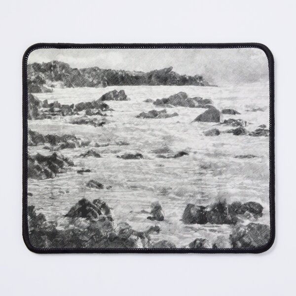 Item preview, Carrickalinga Sea Rocks Graphite designed and sold by TripodDogShop.