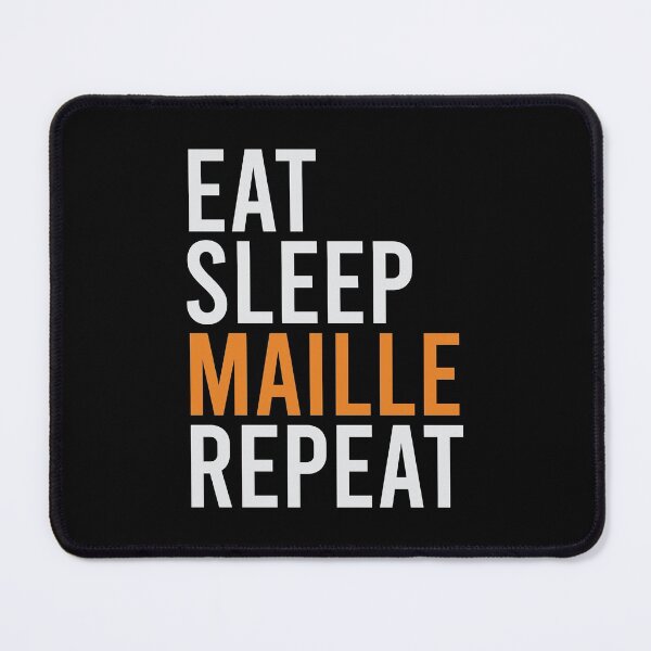 Item preview, Eat Sleep Maille Repeat designed and sold by Tanya Mihe.
