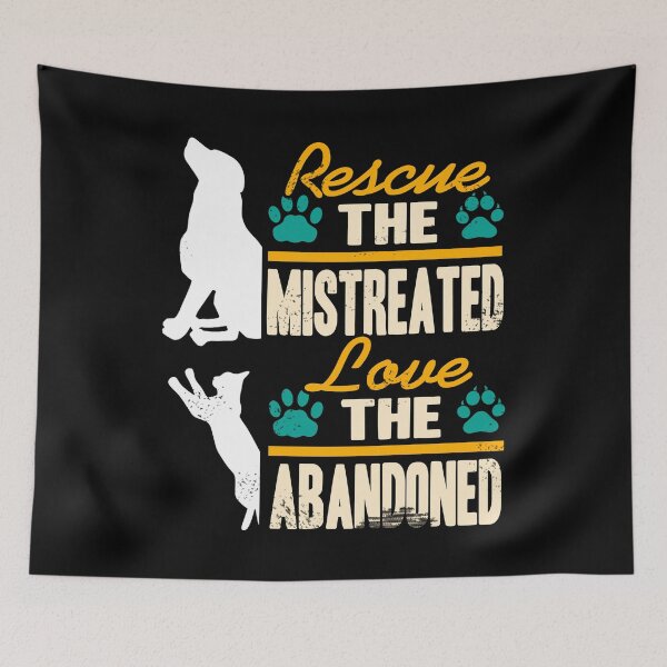 Item preview, Rescue the mistreated Love the abandoned - Pet adoption designed and sold by NeXore.