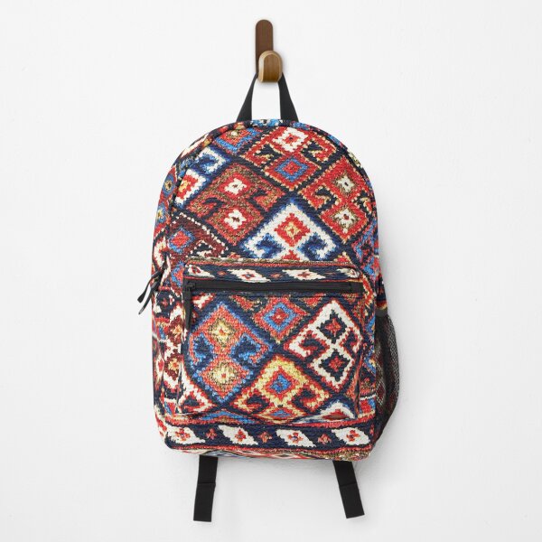 Item preview, Luri Khorjin Fars Persian Antique Tribal Double Bag Print designed and sold by Vicky Brago-Mitchell®.
