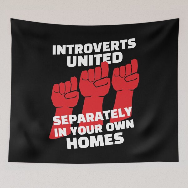 Item preview, Introverts United - Funny designed and sold by StarsForgers.