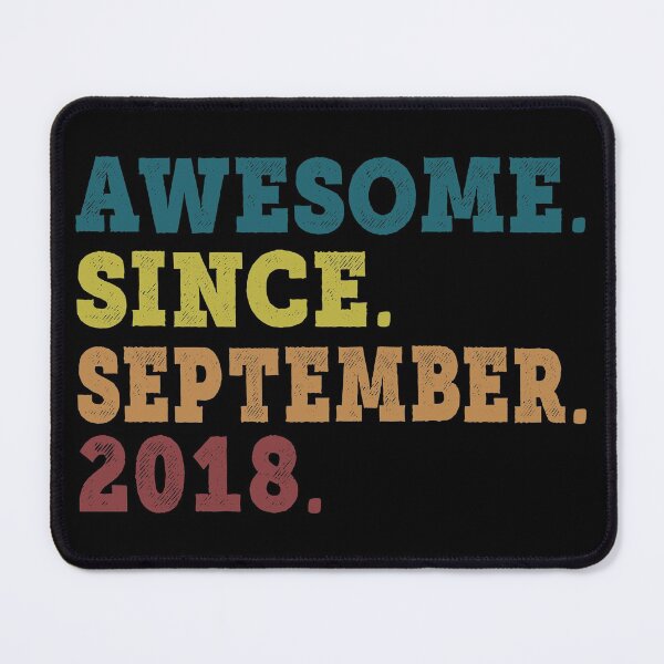 Item preview, Awesome Since September 2018 Retro Vintage 3rd Birthday Gift designed and sold by designbychow.