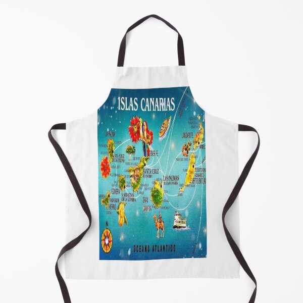 Item preview, Canary Islands map designed and sold by Artepoleras123.