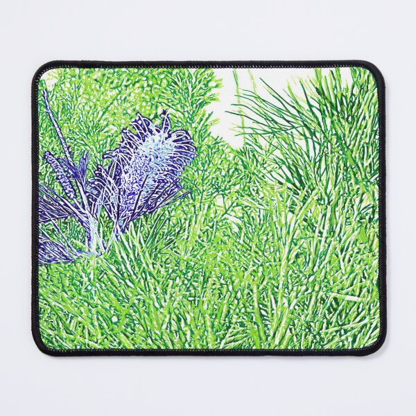 Item preview, Green and Blue Grevillea designed and sold by TripodDogShop.