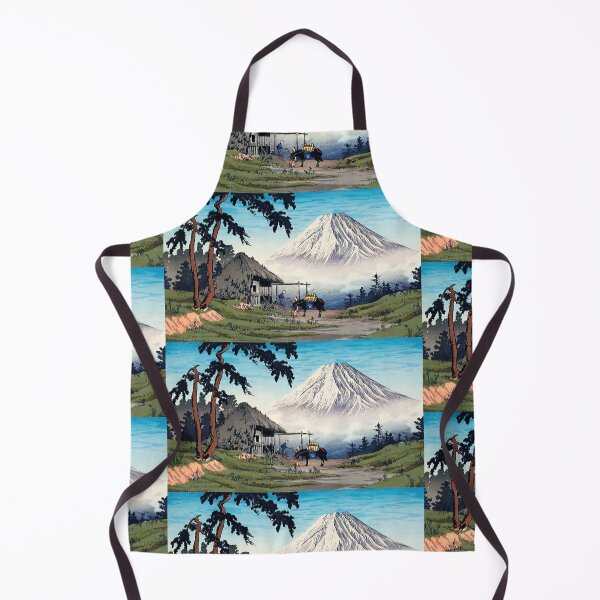 Item preview, Japanese Snow Mountain Vintage Painting designed and sold by Meek-Anime.