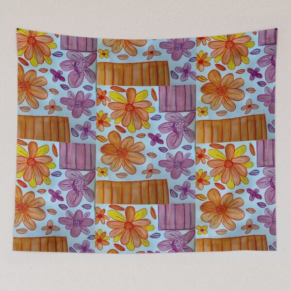 Item preview, Pink an yellow stairs of flower  designed and sold by Tonyasartprints.