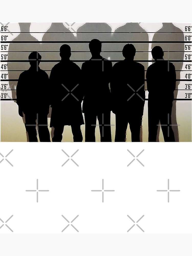 The Usual Suspects movie black Poster for Sale by LapinMagnetik