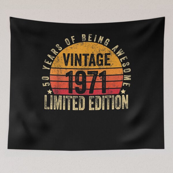 Item preview, 50 Year Old Gifts Vintage 1971 Limited Edition 50th Birthday  designed and sold by bar0zysbertha.