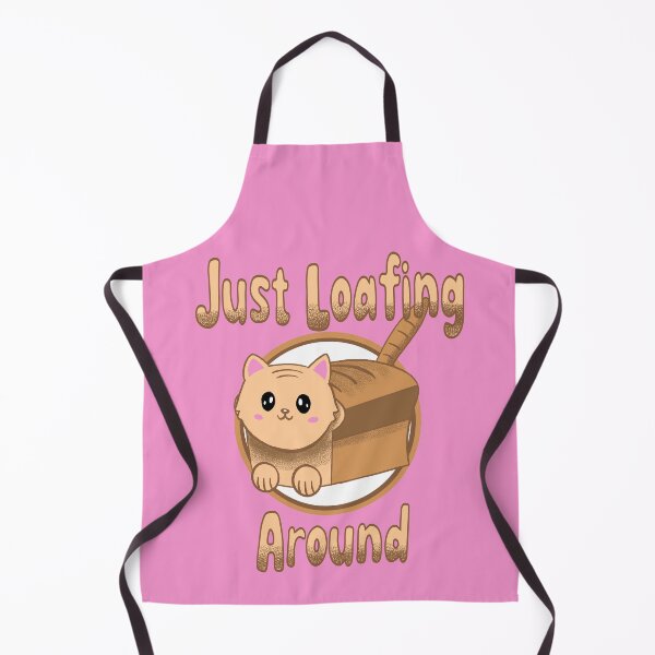 Item preview, Cute Kawaii Cat Loaf of Bread Just Loafing Around Funny Food designed and sold by ksrogersdesigns.