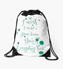 Everyday Hero Drawstring Bag