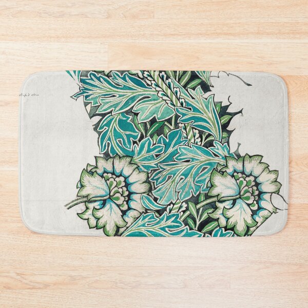 Item preview, Watercolour, Woven Fabric Design - Anemone (1876) by William Morris designed and sold by amrmab.