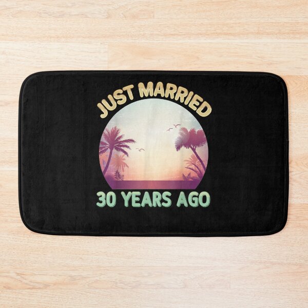 Item preview, Just Married 30 Years Ago Happy 30th Wedding Anniversary  designed and sold by bar0zysbertha.