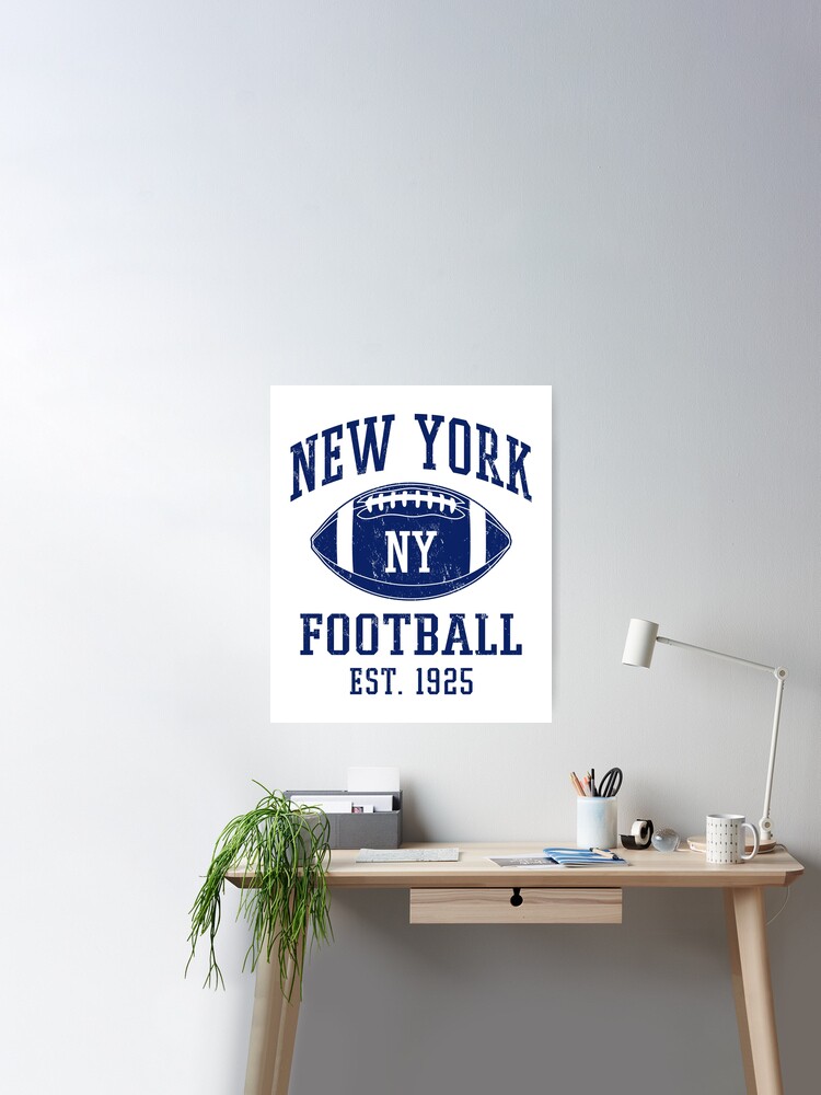 Vintage New York Football Team Retro NY Giants Goalline Sport Art Board  Print for Sale by UioniTaomis