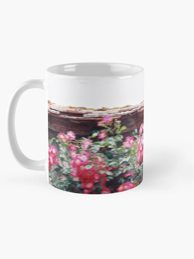Thumbnail 5 of 6, Coffee Mug, Pink Roses designed and sold by Thsid.