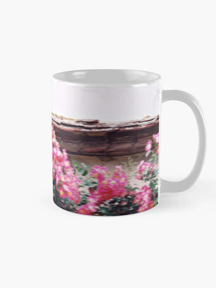 Thumbnail 3 of 6, Coffee Mug, Pink Roses designed and sold by Thsid.