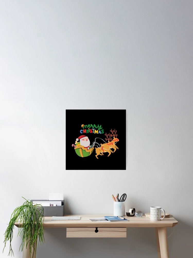 Thumbnail 2 of 3, Poster, santa designed and sold by Rondeboy.