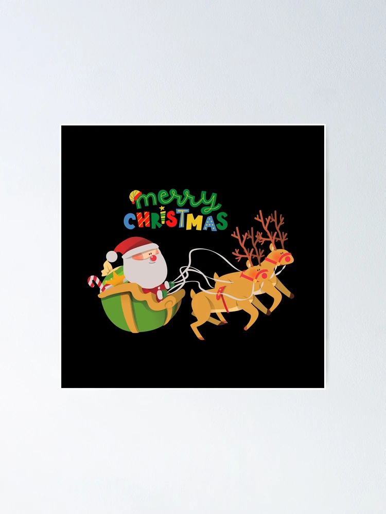 Thumbnail 1 of 3, Poster, santa designed and sold by Rondeboy.