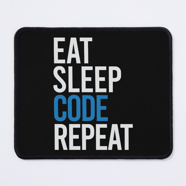 Item preview, Eat Sleep Code Repeat  designed and sold by Tanya Mihe.